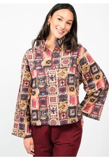 Ivy Jane Ivy Jane Zip Front Terry Popover Plum