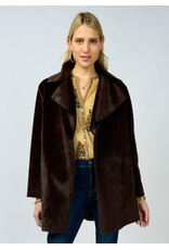 Ivy Jane Ivy Jane Faux Fur & Suede Coat