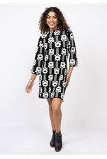 Uncle Frank Uncle Frank Power Flower Knit Dress  Black