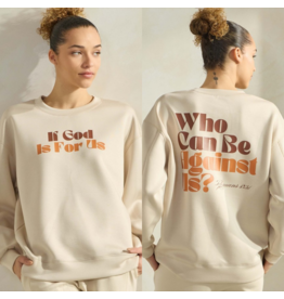 If God Is For Us Ultra Comfy Graphic Sweatshirt