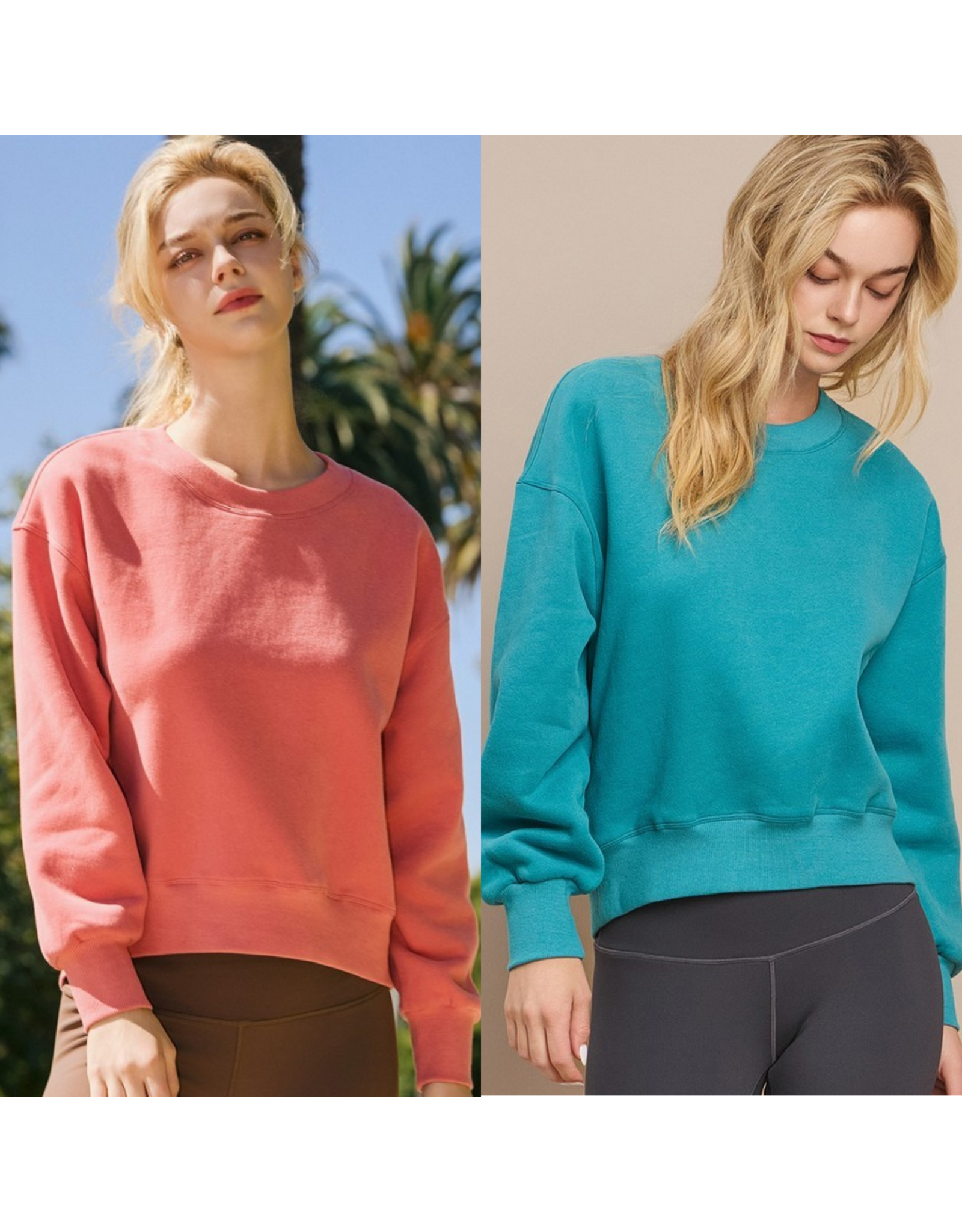 Evie Everwarm Fleece Crewneck Top