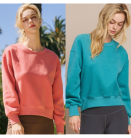 Evie Everwarm Fleece Crewneck Top