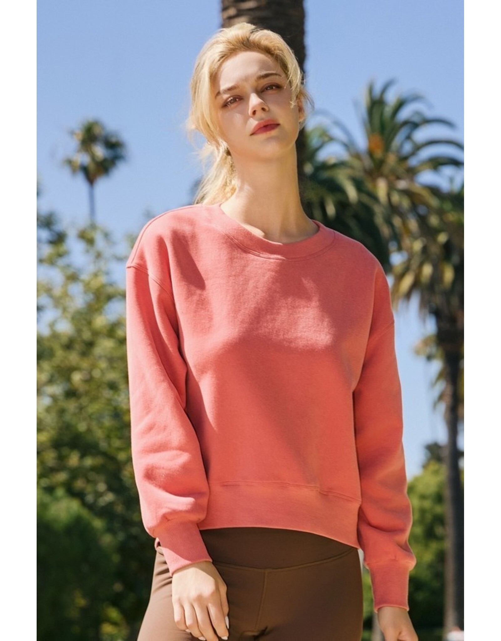 Evie Everwarm Fleece Crewneck Top
