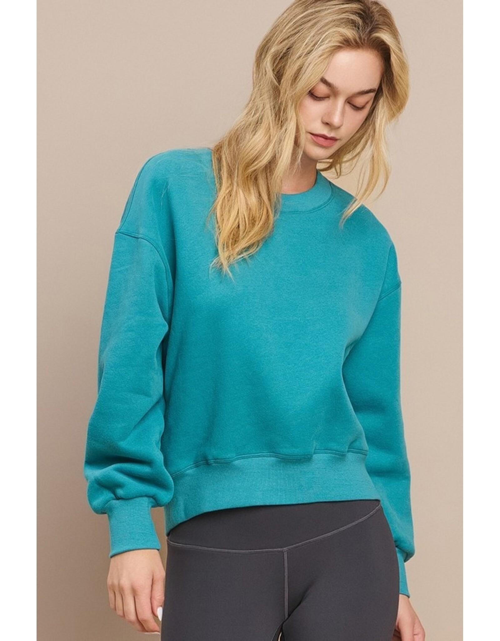 Evie Everwarm Fleece Crewneck Top