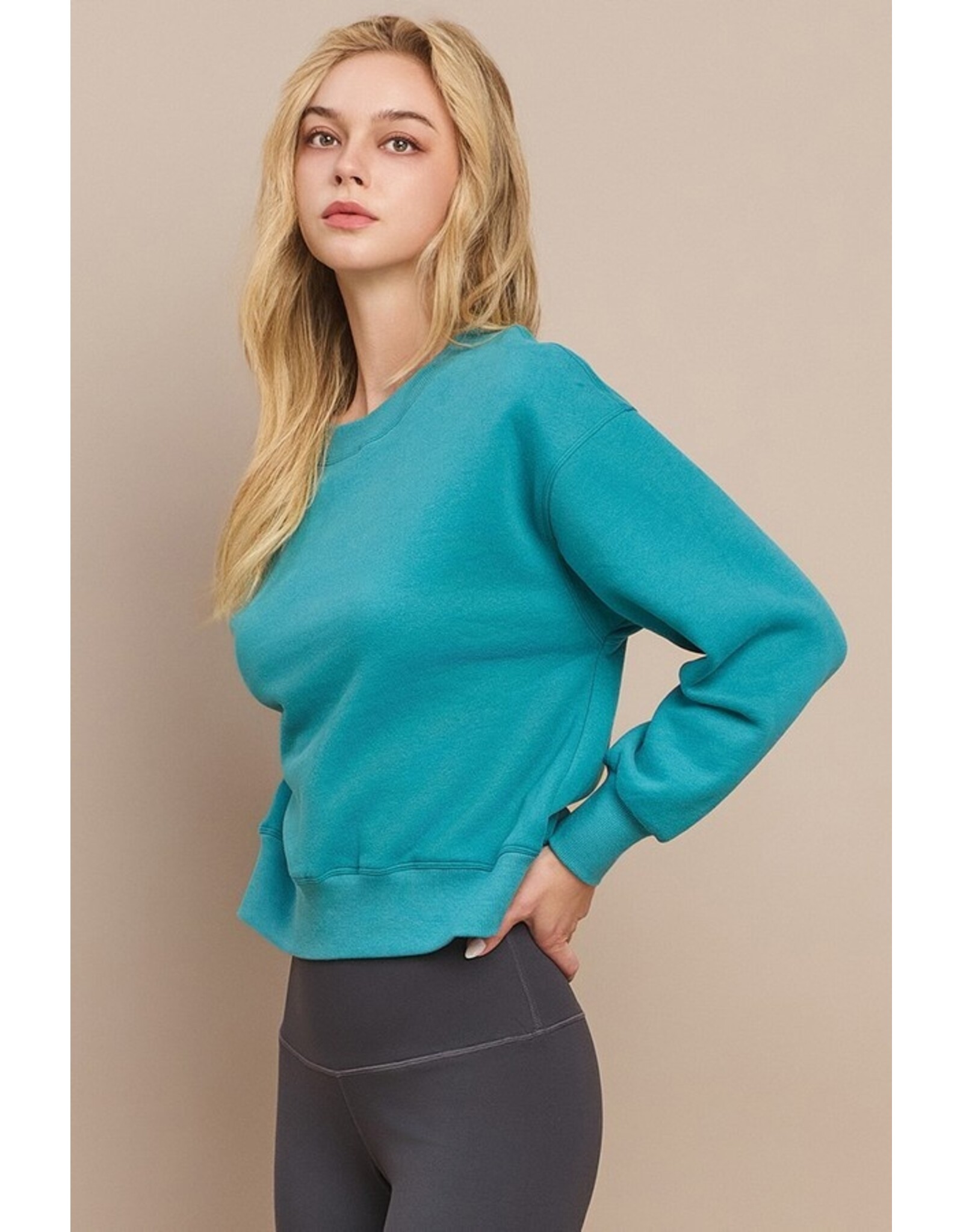 Evie Everwarm Fleece Crewneck Top