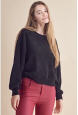 Rachel Relaxed Ribbed Corduroy Long Sleeve Top