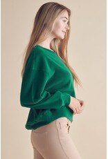 Rachel Relaxed Ribbed Corduroy Long Sleeve Top