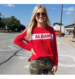 Town Pride Albany Relaxed Sweater with Stripe