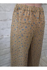 Nikki Floral Printed Washed Stretch Twill Pant