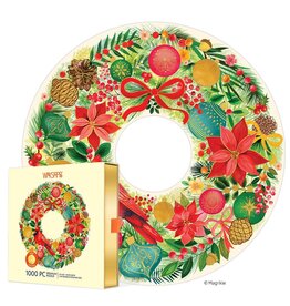 Holiday Wreath 1000 Piece Puzzle