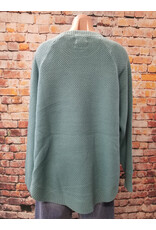Aqua Round Bottom Buffalo Nickel Sweater