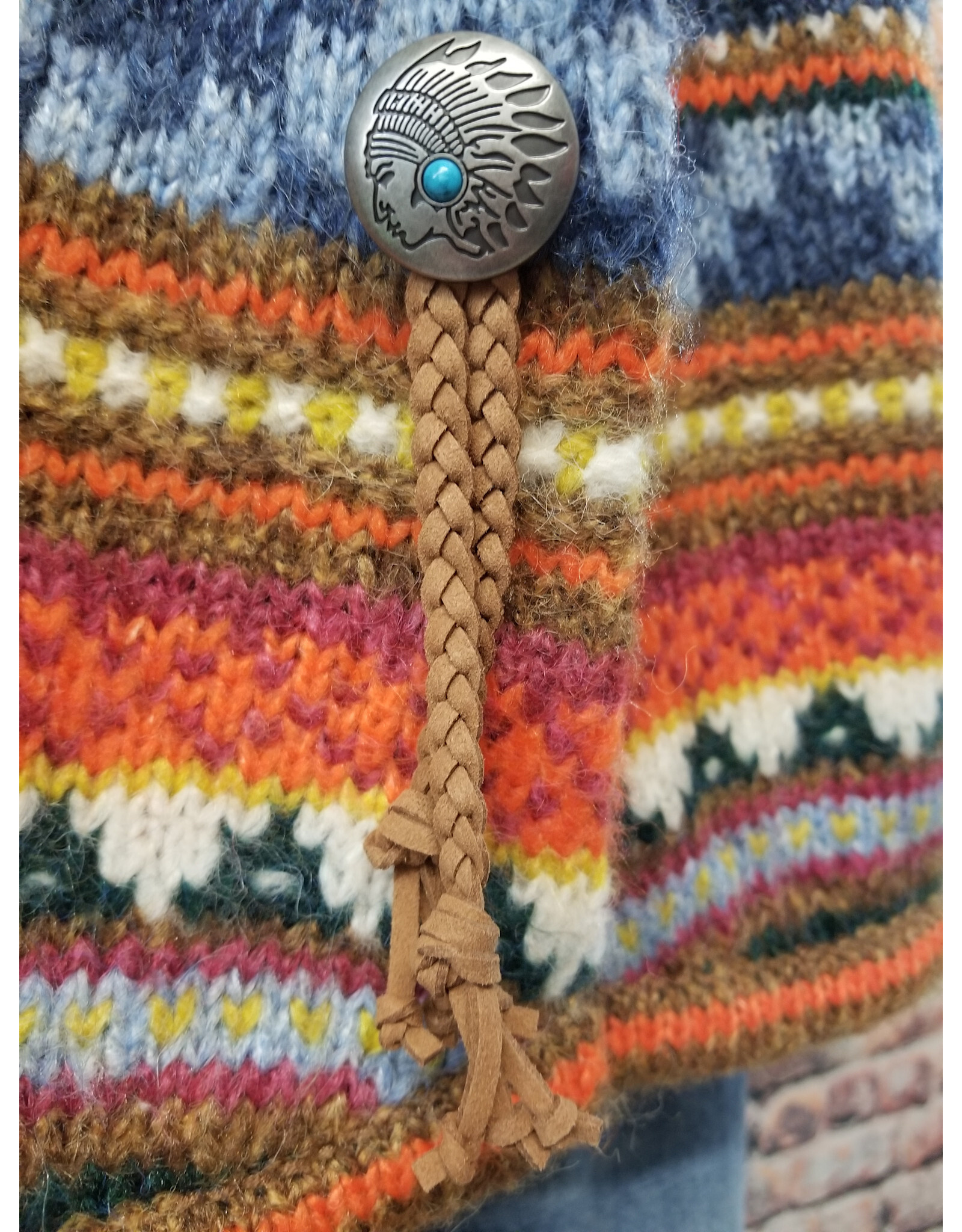 Vintage Woven Western Vest