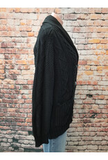 Candace Cable Cardigan Silver Button