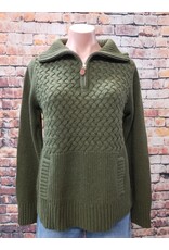 Cable Half Zip Sweater