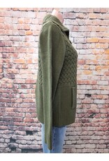 Cable Half Zip Sweater