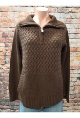 Cable Half Zip Sweater