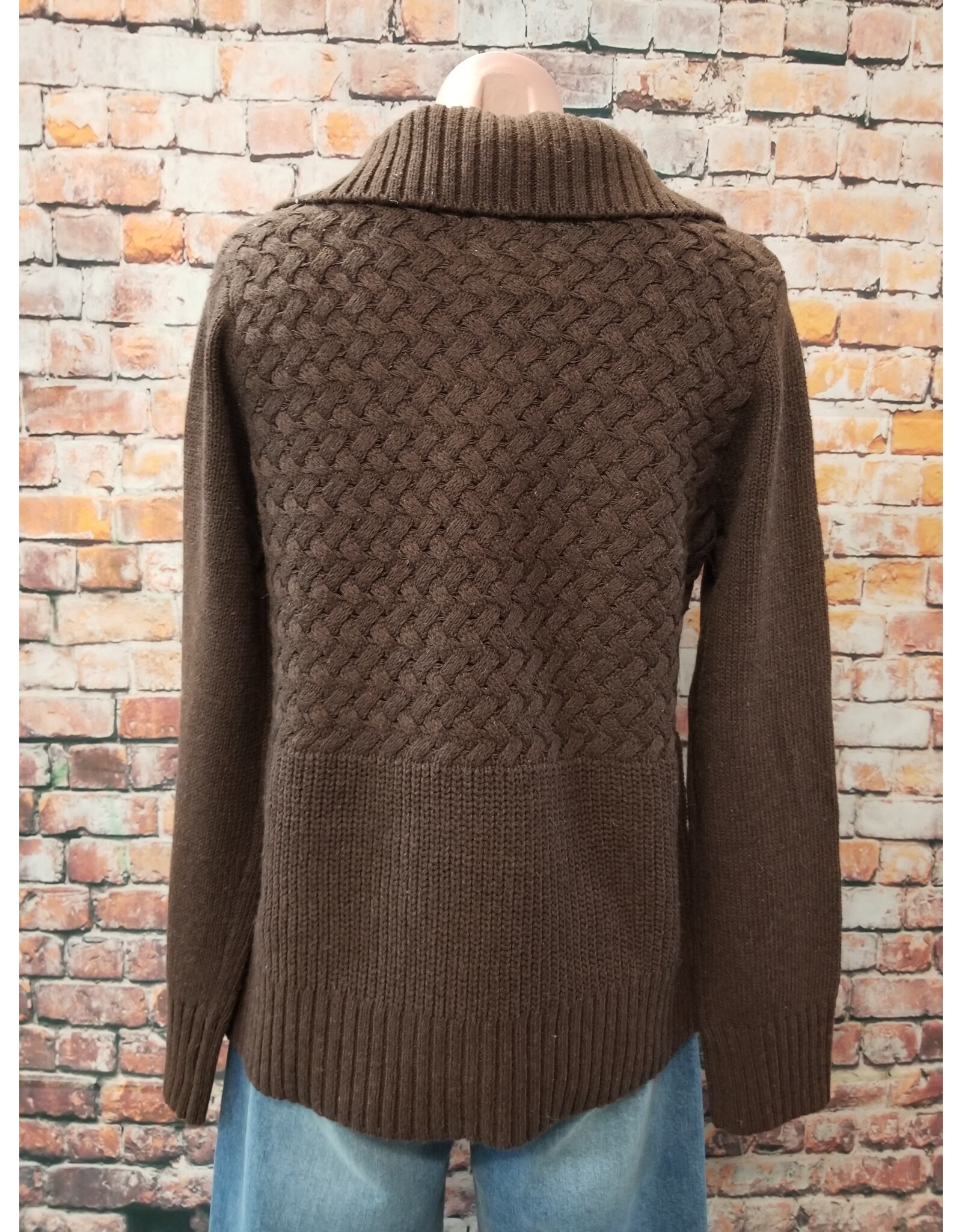 Cable Half Zip Sweater