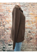 Cable Half Zip Sweater