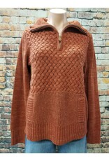 Cable Half Zip Sweater