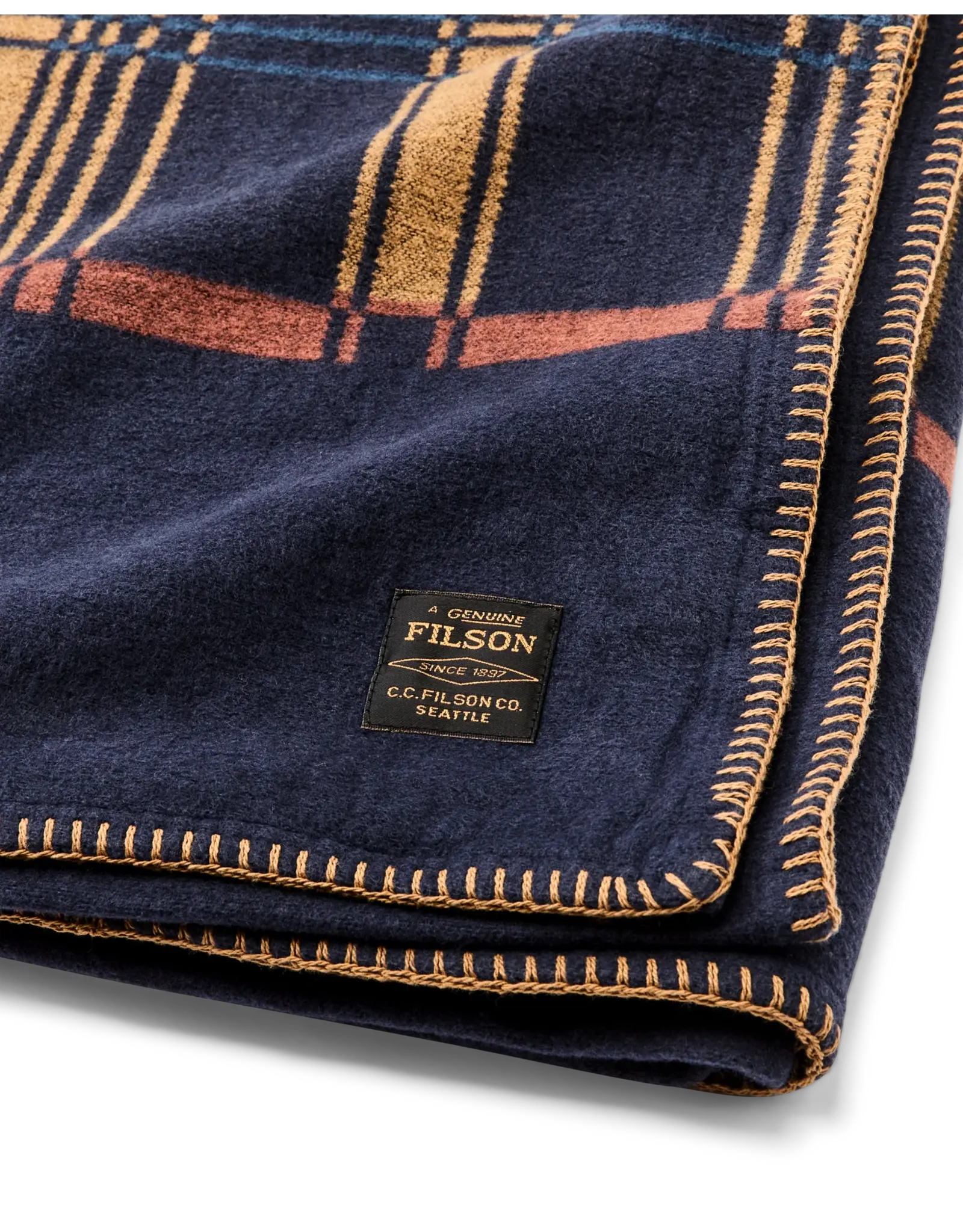 Filson Filson Cotton Blanket Irondale/Navy