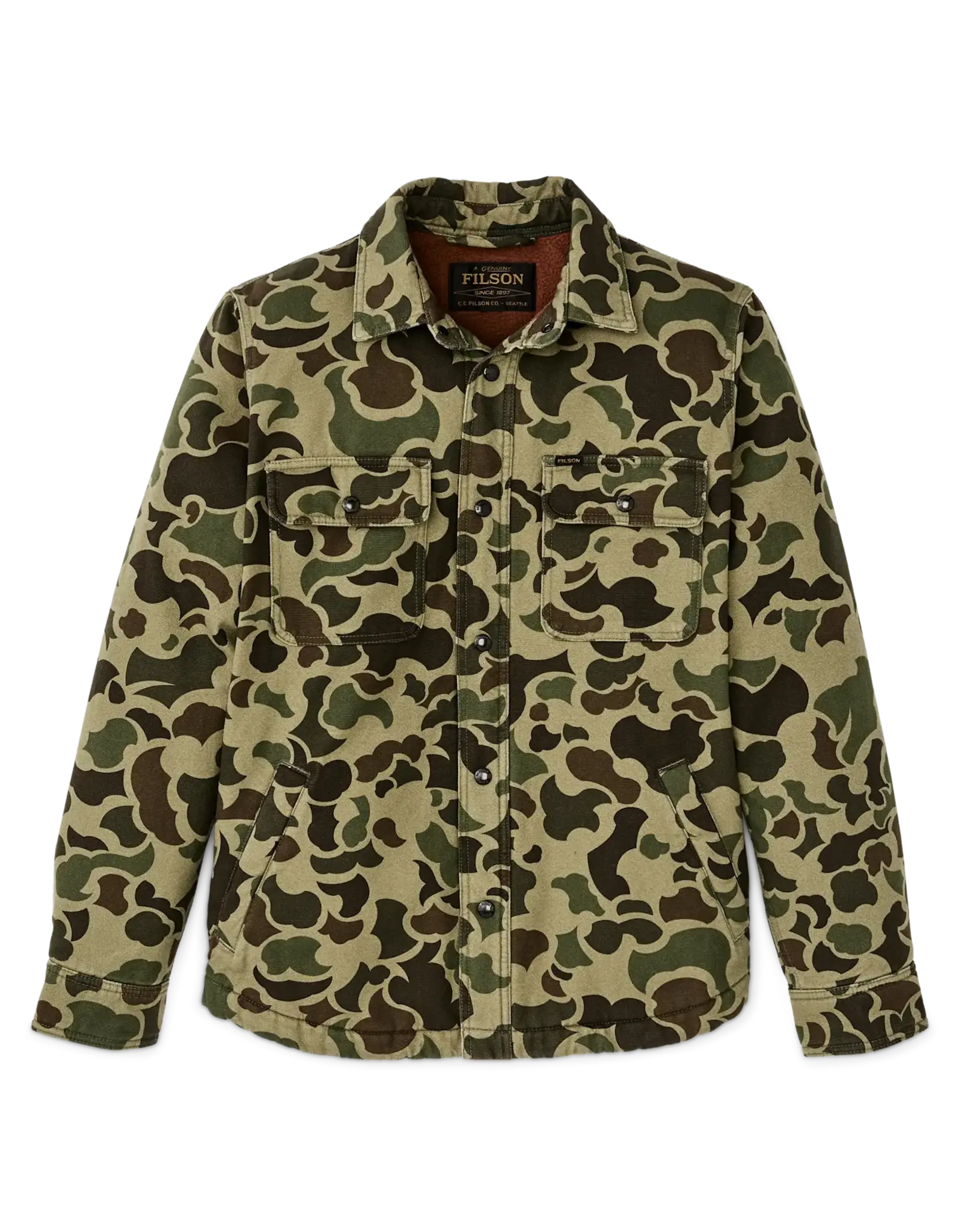 Filson Filson Fleece Lined Jac-Shirt Tundra Shrub Camo
