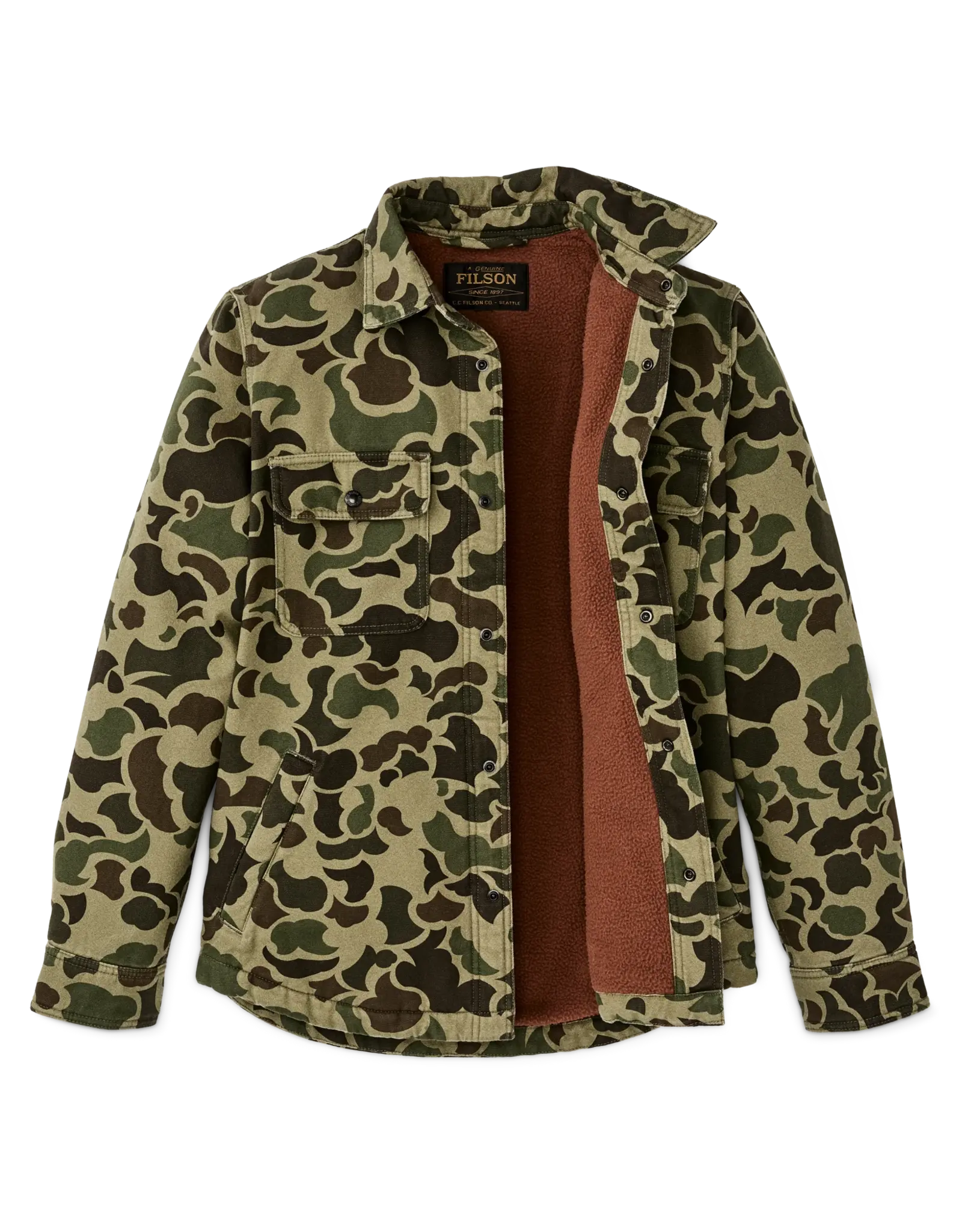 Filson Filson Fleece Lined Jac-Shirt Tundra Shrub Camo