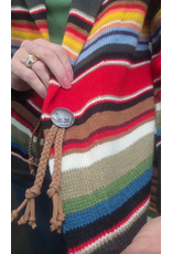 Serena Serape Striped Cardigan