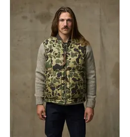 Filson Filson Waxed Down Vest Tundra Shrub Camo