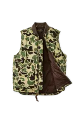 Filson Filson Waxed Down Vest Tundra Shrub Camo