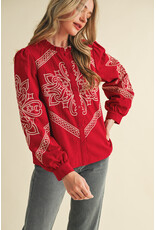 Eliza Embroidered Blouse