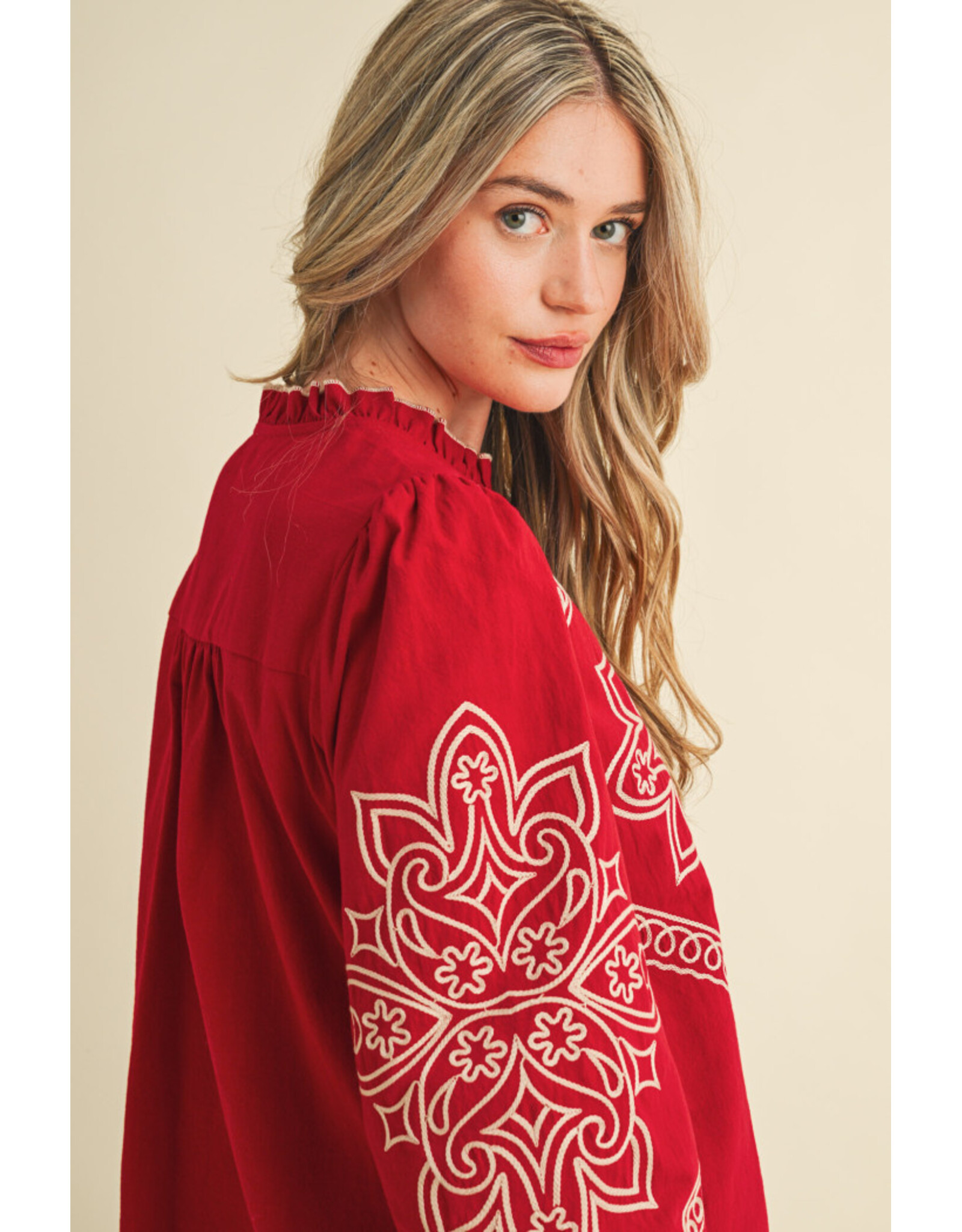 Eliza Embroidered Blouse