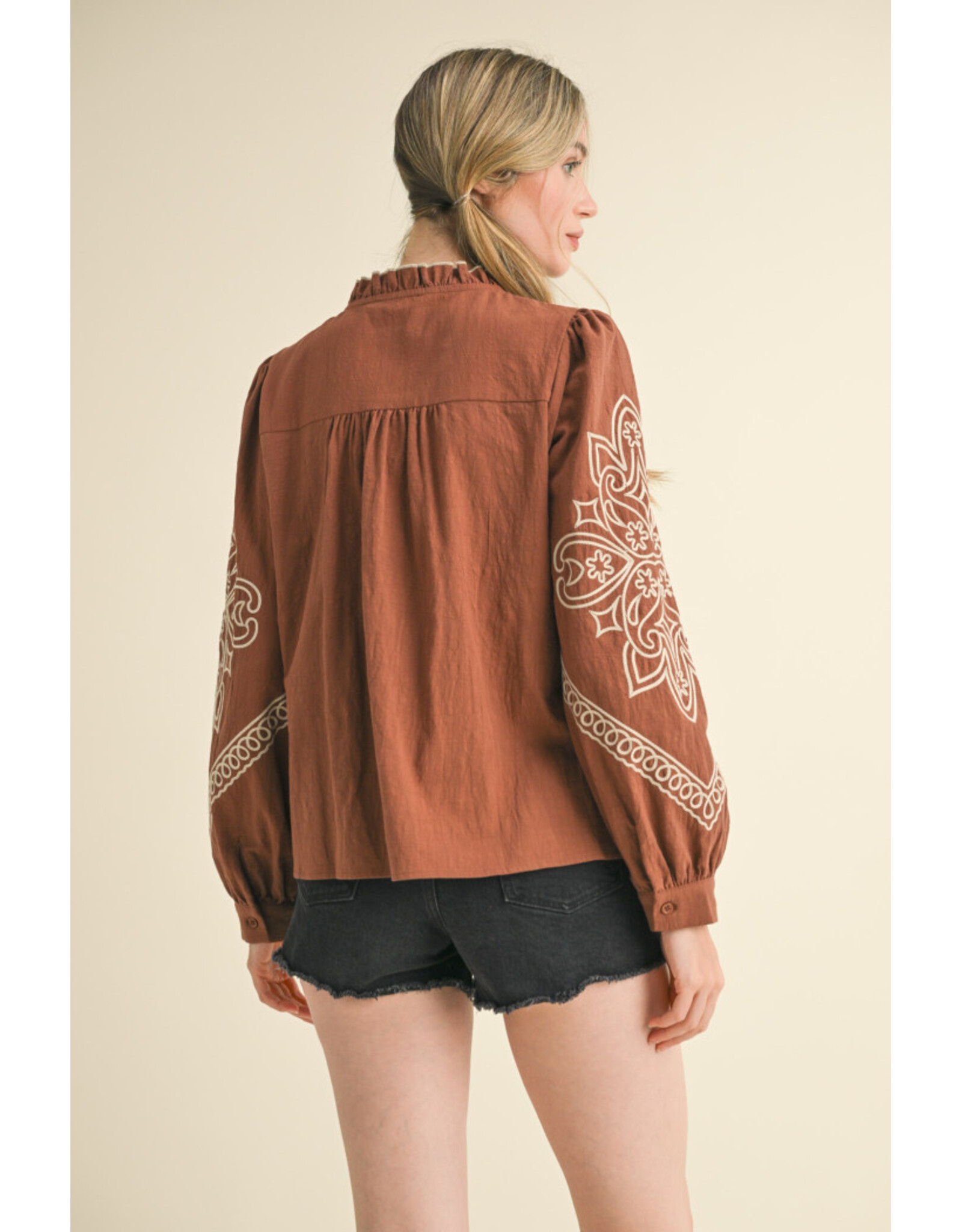 Eliza Embroidered Blouse