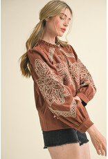 Eliza Embroidered Blouse