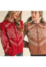 Eliza Embroidered Blouse