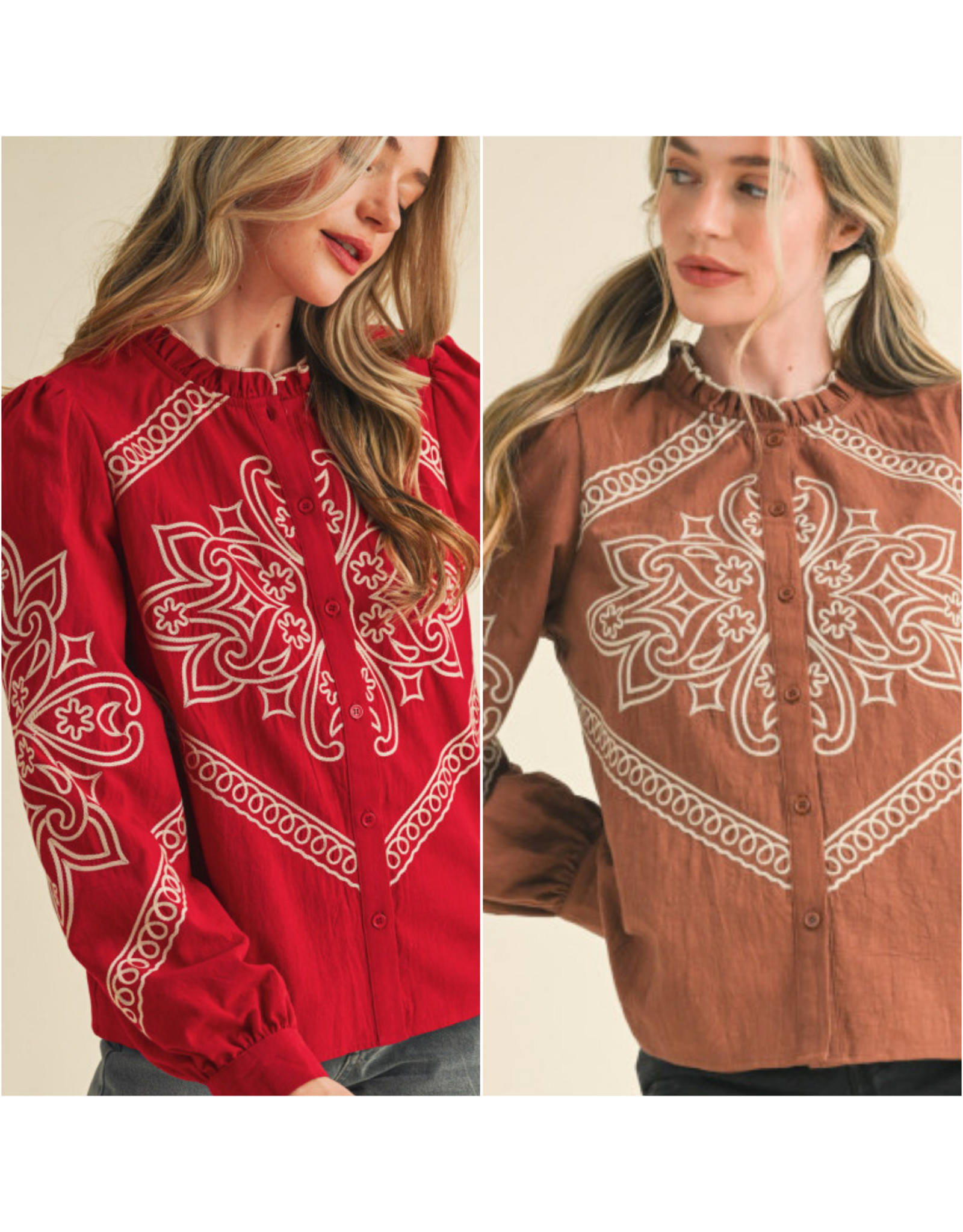 Eliza Embroidered Blouse