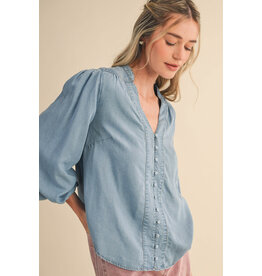 Darla Denim Blouse