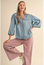Darla Denim Blouse