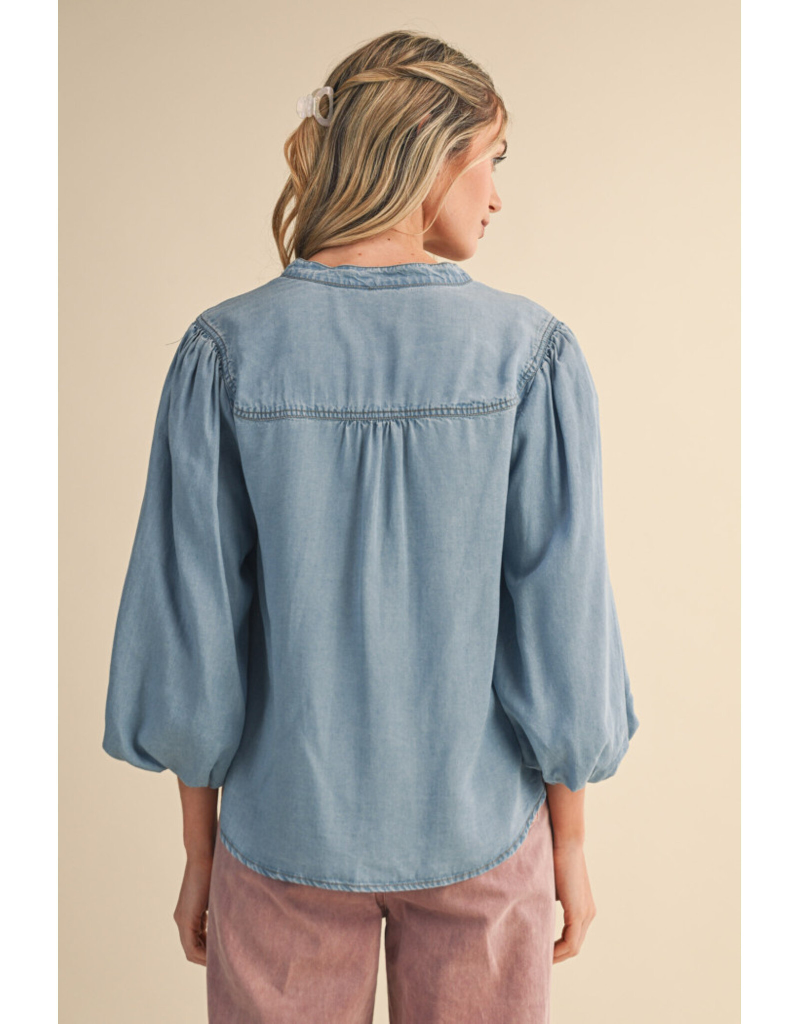 Darla Denim Blouse