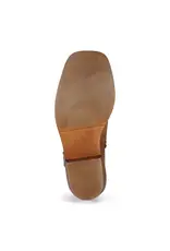 Val Uable Tan Leather Mid-Calf Studded Boot
