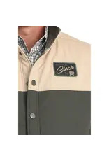 Cinch Cinch Men's Olive Green Reversible Aztec Vest Cinch Cinch Men's Olive Green Reversible Aztec Vest