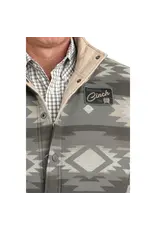 Cinch Cinch Men's Olive Green Reversible Aztec Vest Cinch Cinch Men's Olive Green Reversible Aztec Vest