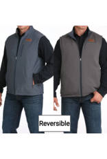 Cinch Men's Cinch Reversible Navy/ Gray Vest Cinch Men's Cinch Reversible Navy/ Gray Vest