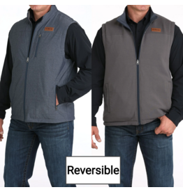 Cinch Men's Cinch Reversible Navy/ Gray Vest