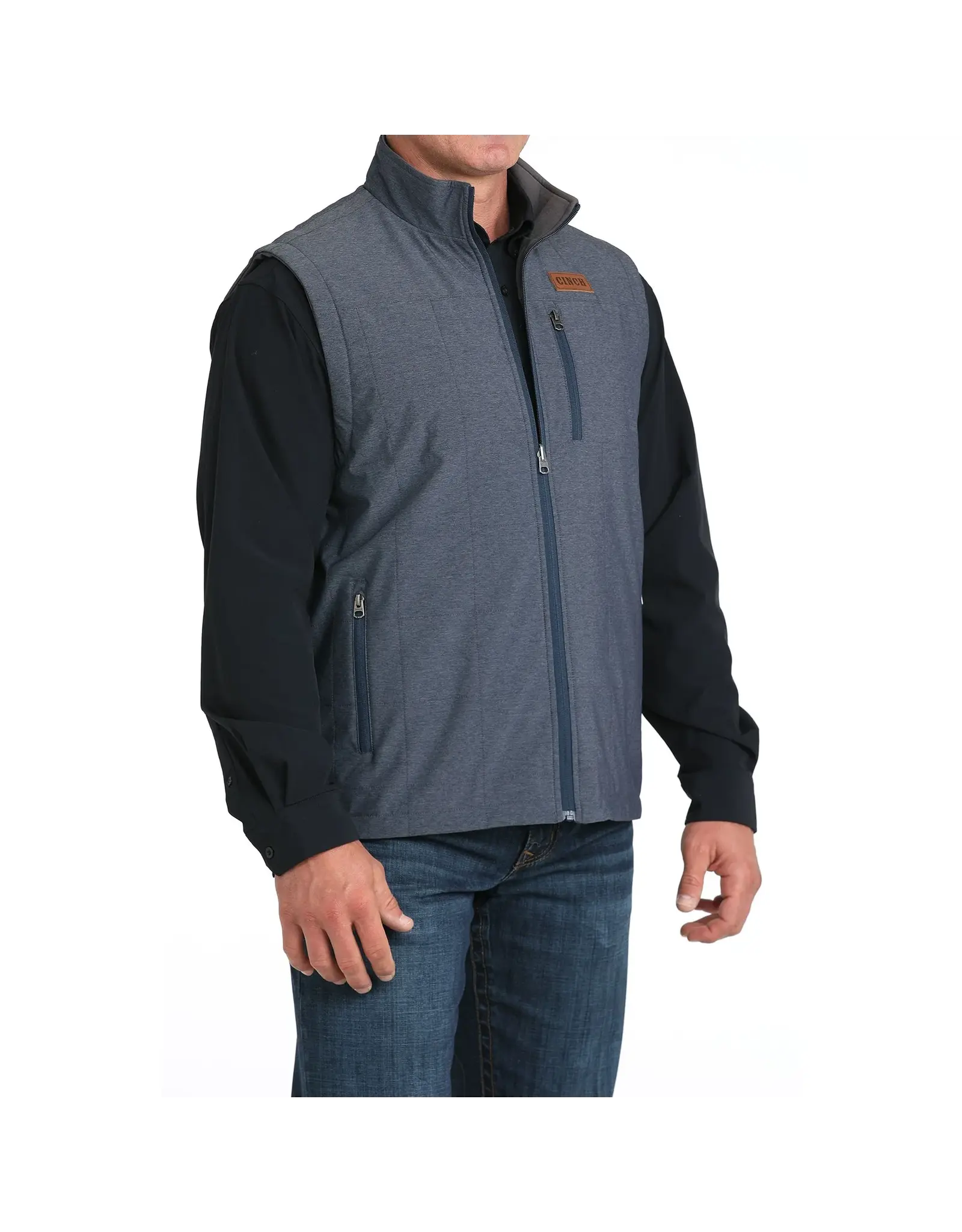 Cinch Men's Cinch Reversible Navy/ Gray Vest