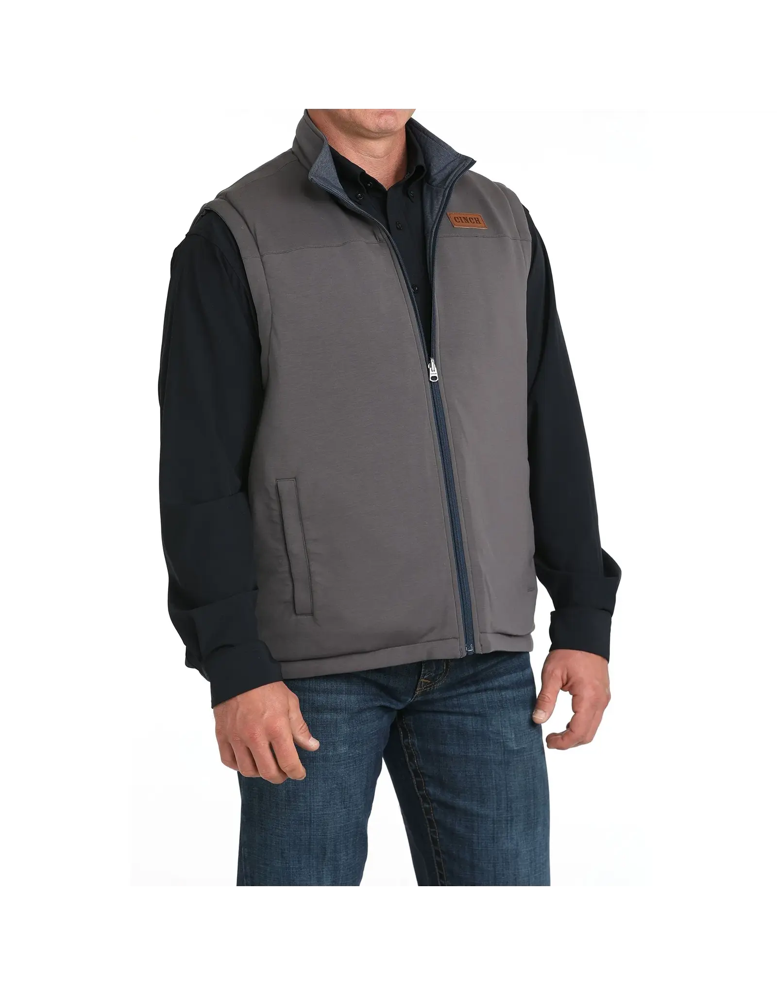 Cinch Men's Cinch Reversible Navy/ Gray Vest