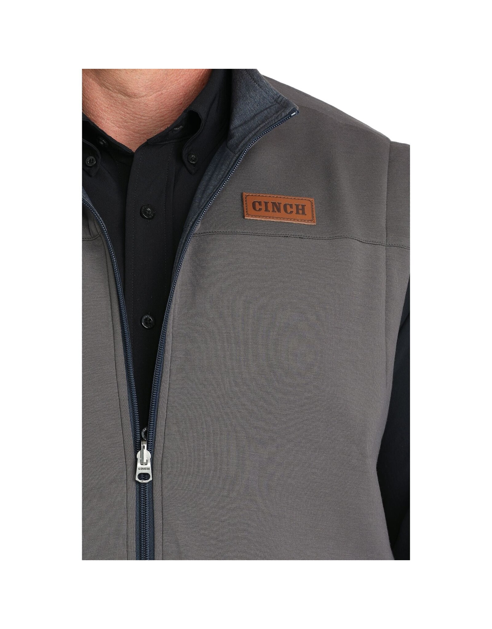 Cinch Men's Cinch Reversible Navy/ Gray Vest