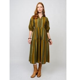 Uncle Frank Uncle Frank Variegated Stripe Dress