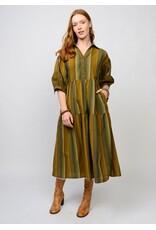 Uncle Frank Uncle Frank Variegated Stripe Dress