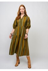 Uncle Frank Uncle Frank Variegated Stripe Dress