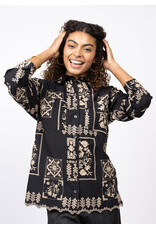Ivy Jane Ivy Jane Scarf Embroidered Shirt